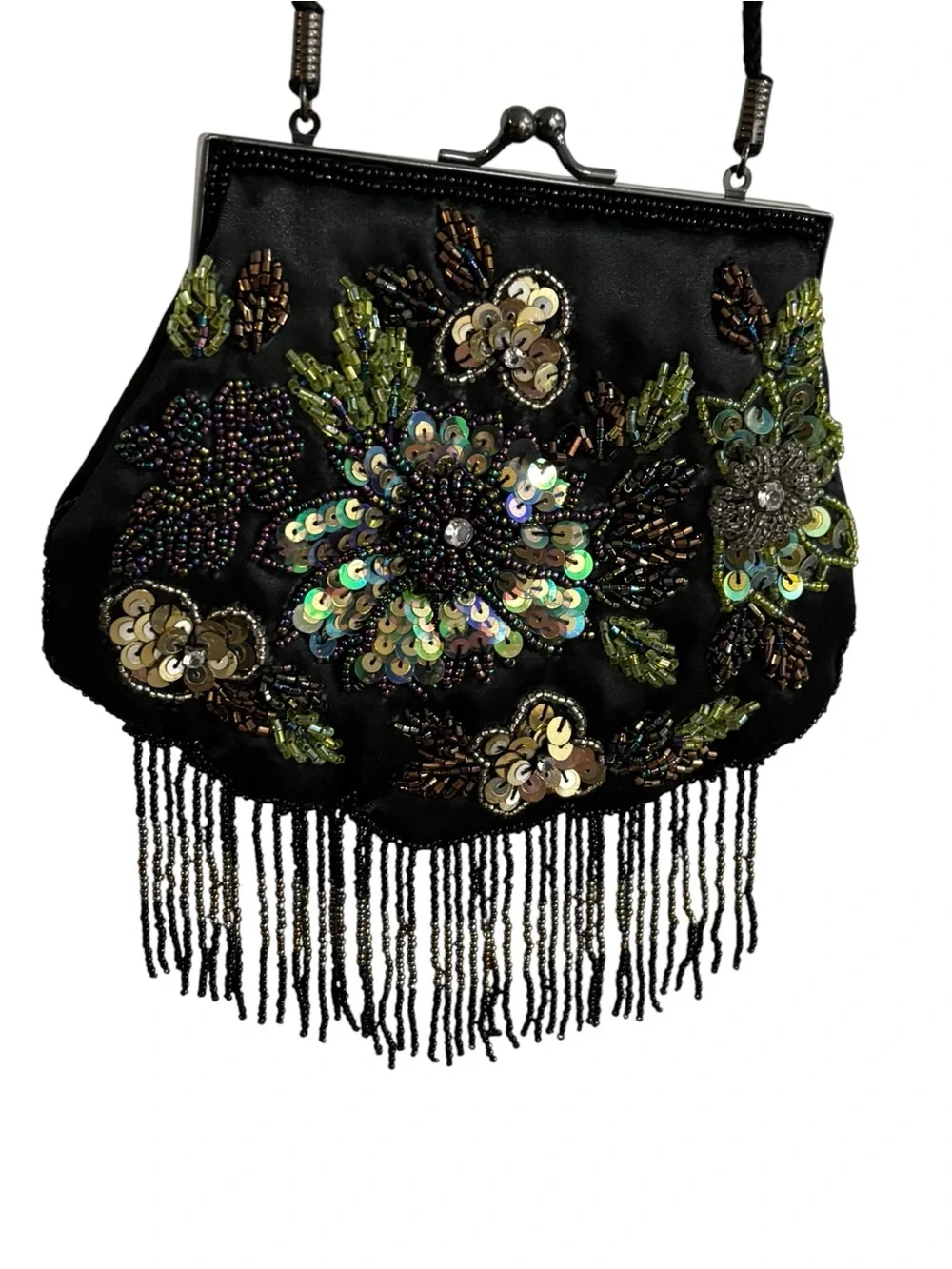 Lancôme hand-beaded vintage mini purse Super Cute
